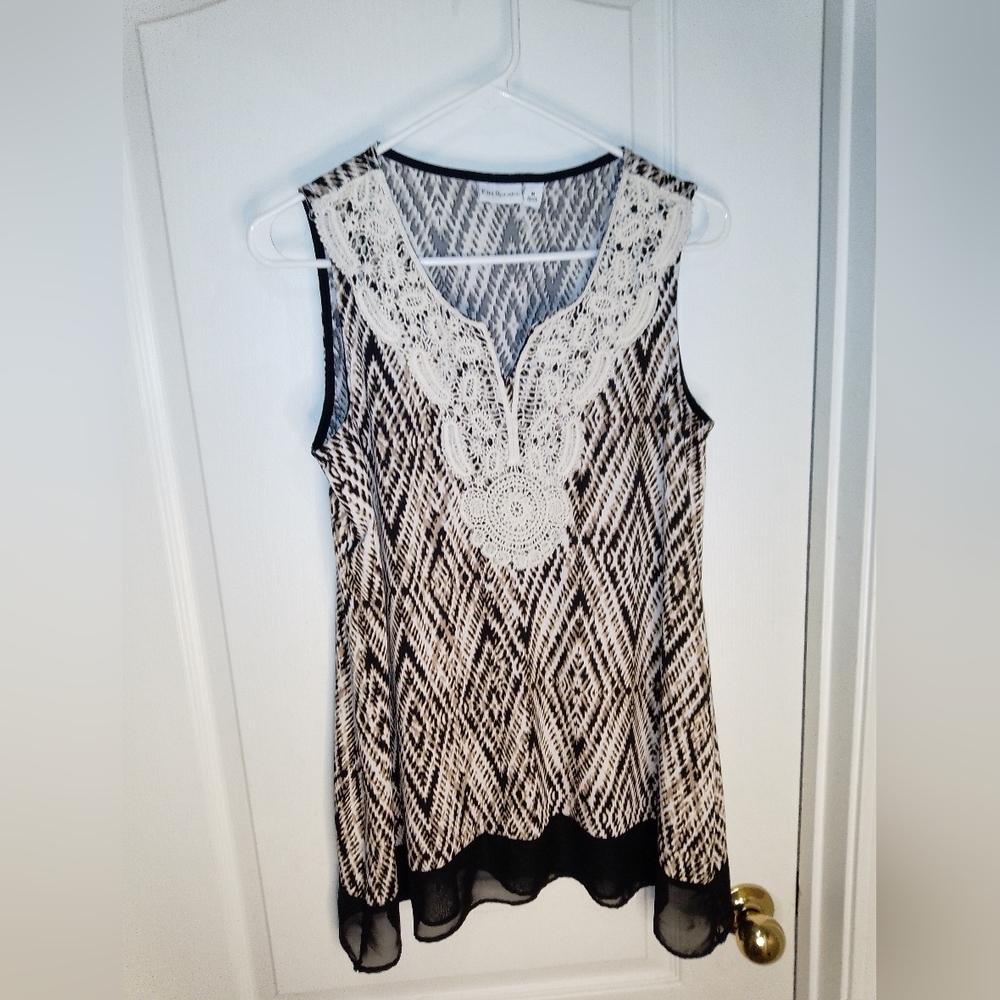 Kim Rogers/medium/ black and brown/ Shirt